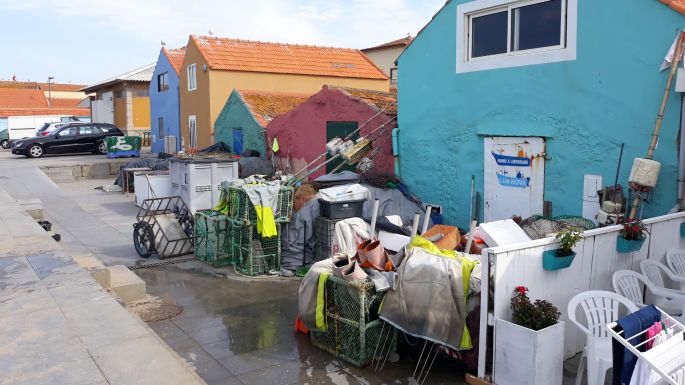 Portugál Camino de la Costa, halászfalu