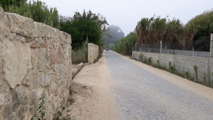El Camino Costa, Portugál parti út, köves út