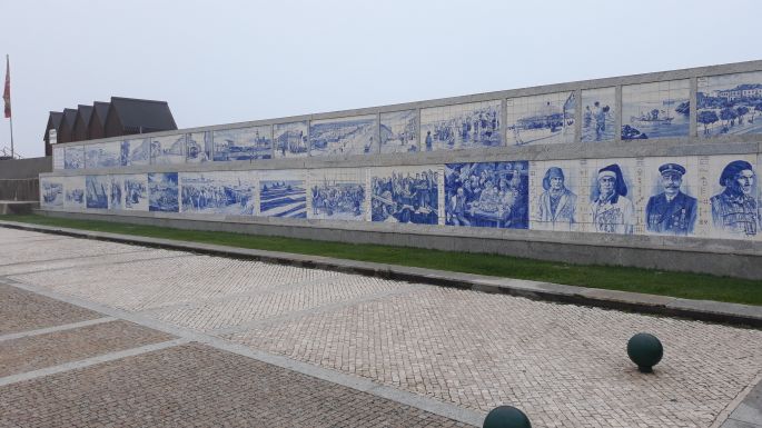 El camino, Portugál út, azulejo fal