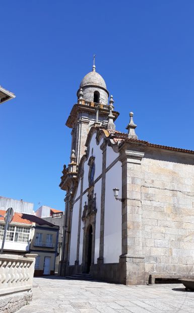 Portugál Camino Costa, A Guarda, templom