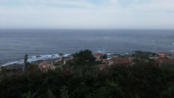 Portugál Camino Costa, kilátás az óceánra