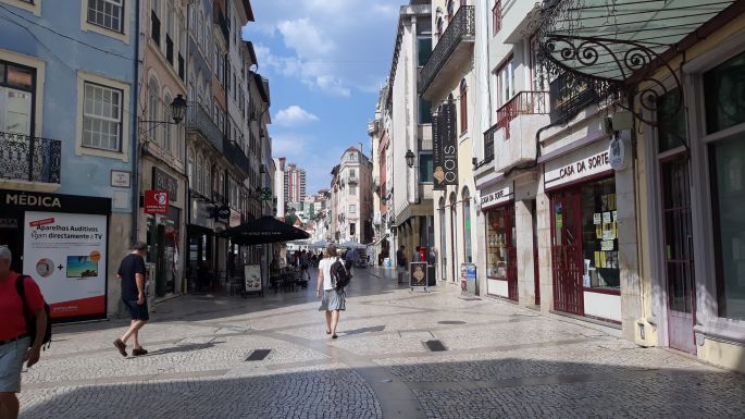 Portugál camino, Coimbra