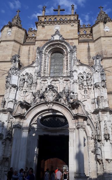 Portugál camino, Coimbra, Santa Cruz templom