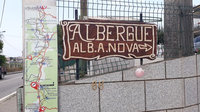 Portugál Camino, albergue, Albergaria-A-Nova
