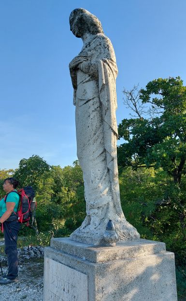 Balaton túra, Vonyarcvashegy, Mária-szobor