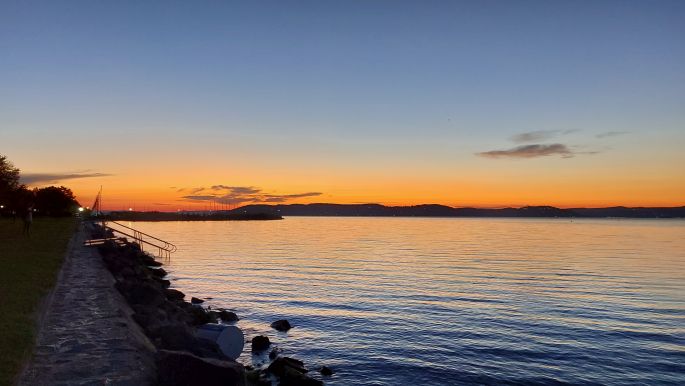 Balaton túra, Zamárdi, naplemente