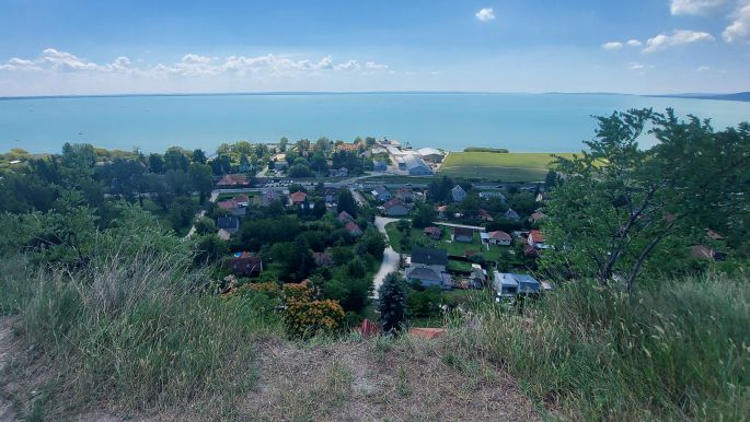 Balaton túra, Balatonkenese, kilátás a Balatonra