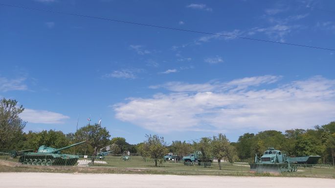 Balaton túra, Zánka, Haditechnikai Park.