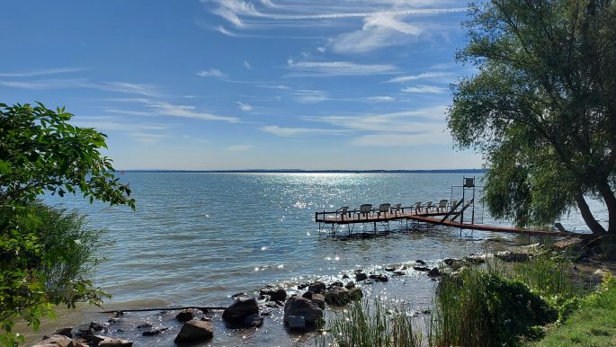 Balaton túra, Vonyarcvashegy, a part és a csillogó víztükör