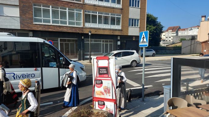 Camino de Muxía, aszturiai hagyományőrzők felvonulása