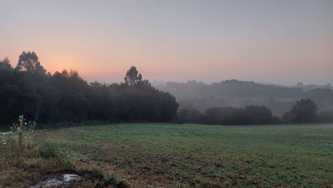 Camino de Muxía, végre a domb tetején