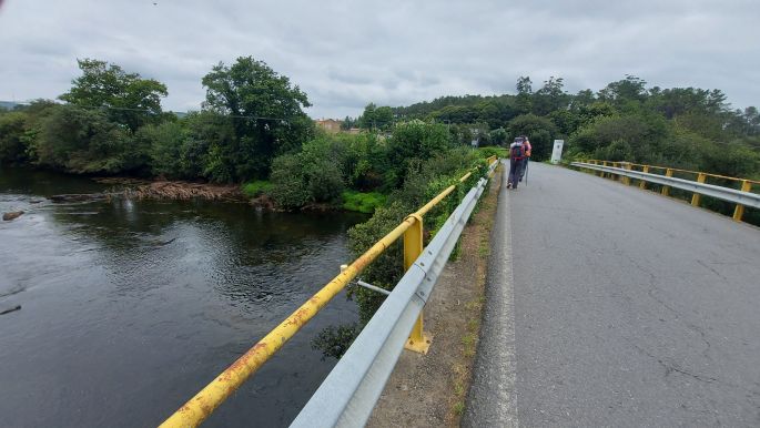 Camino Muxía, híd a Río Xallas felett