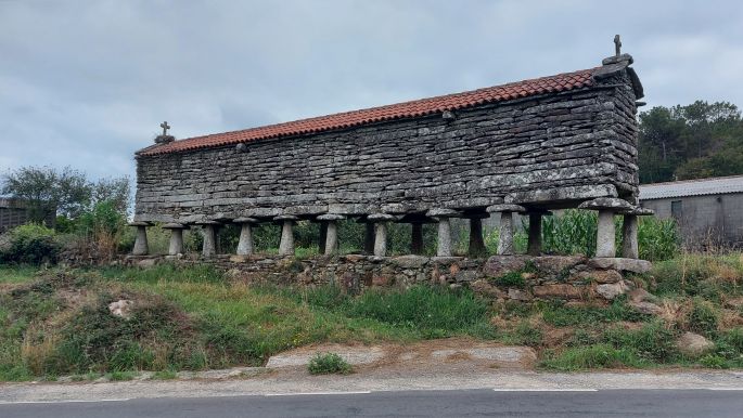 Camino Muxía, a Galiciára jellemző tipikus horreo