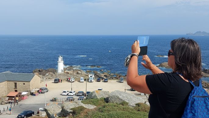 Muxía, a világítótorony és Erika