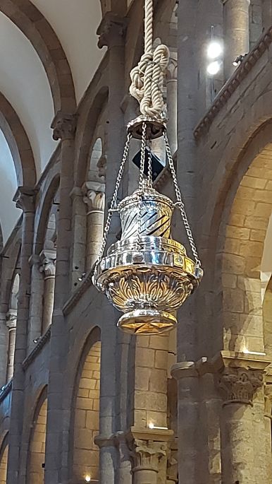 Santiago de Compostela, a katedrális, botafumeiro