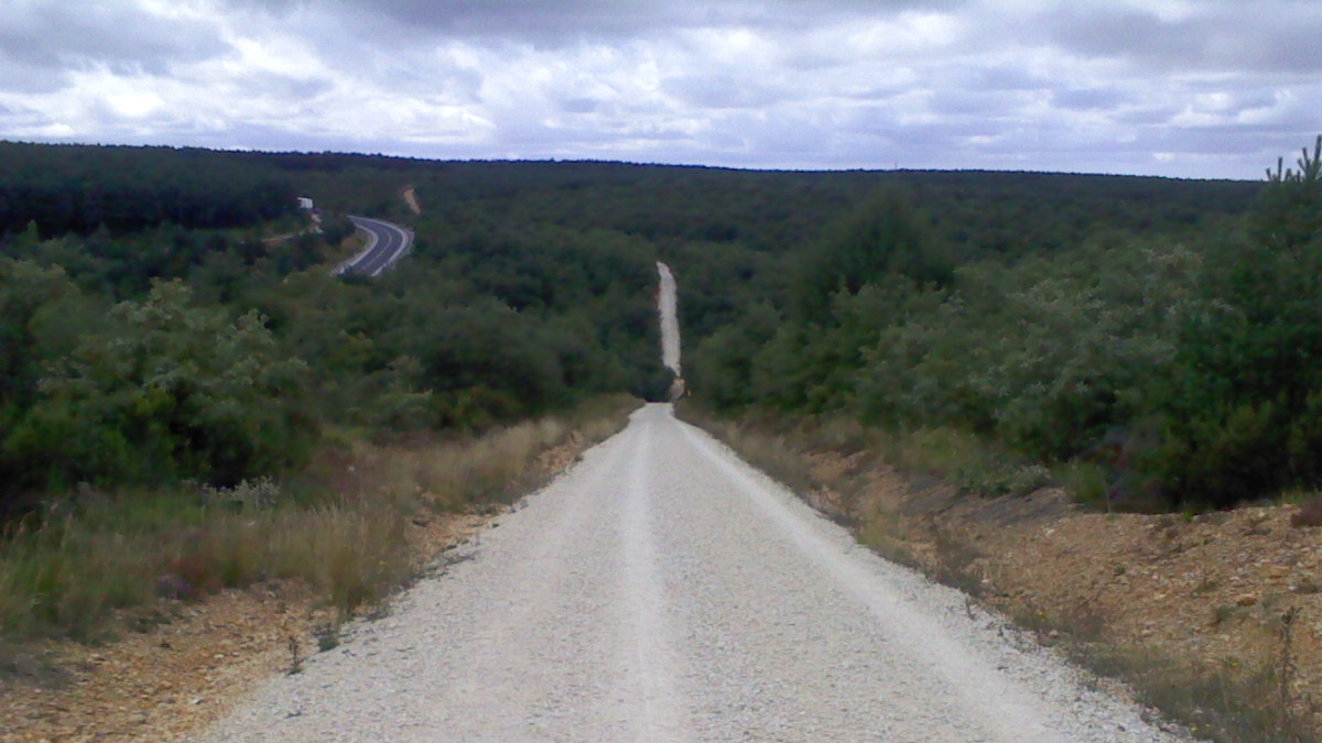 El Camino, Francia út, egy gyalogút fotója három különböző évben, ez a 2011-ben készült