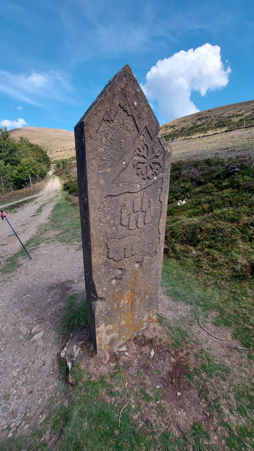 El Camino, Francia út, Navarra határkő