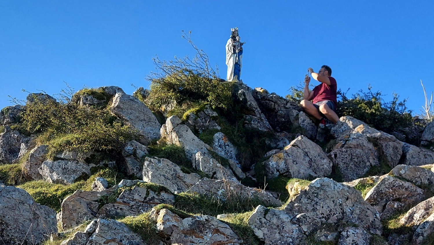 El Camino, Francia út, a Mária-szobor