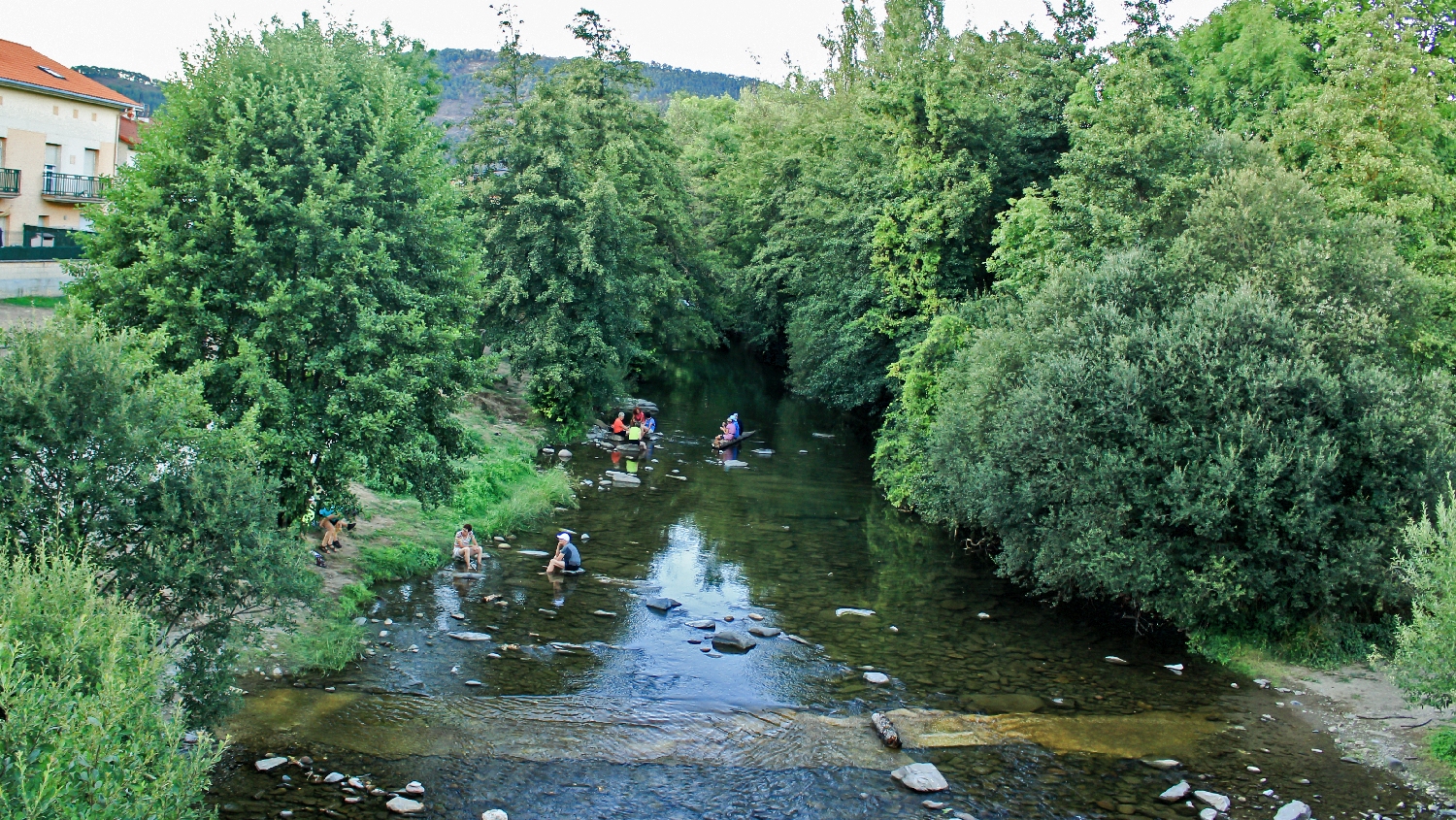 El Camino, Francia út, Zubiri, Río Arga