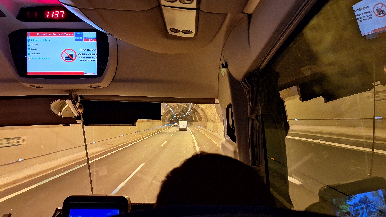 Camino Aragonés, busszal száguldunk Huesca felé