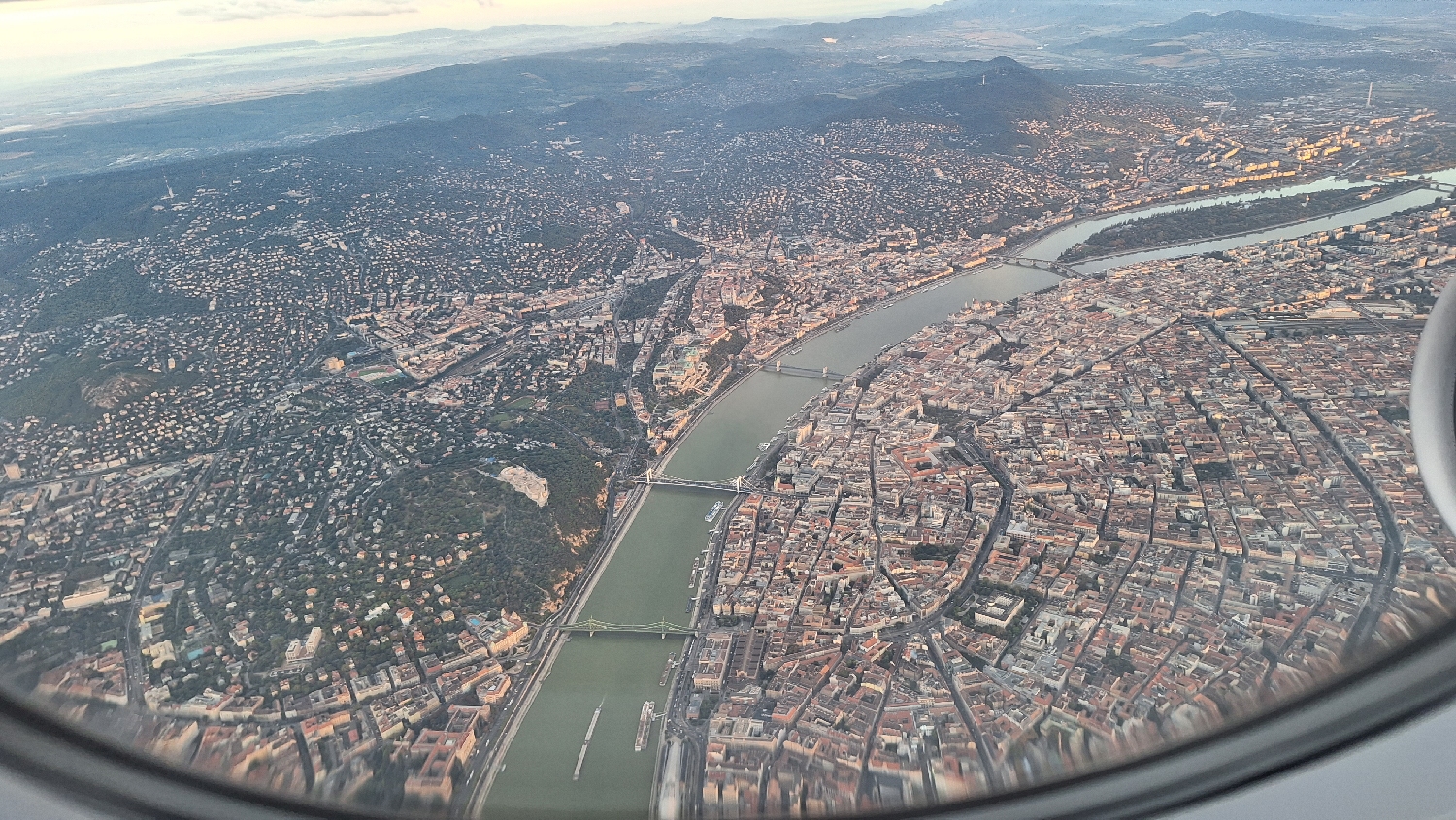 Camino Aragonés, Budapest a repülőről