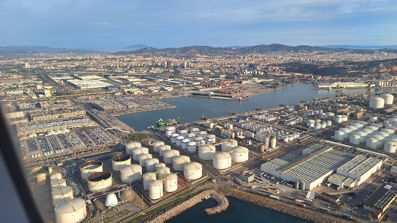 Camino Aragonés, Barcelona a repülőről