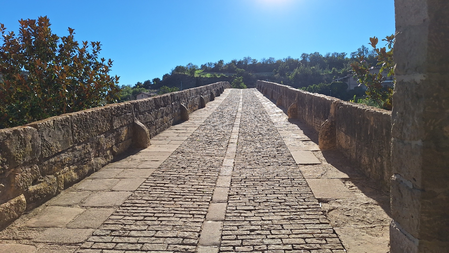 El Camino, Aragon út, Francia út, Puente la Reina, a régi gyalogos kőhíd