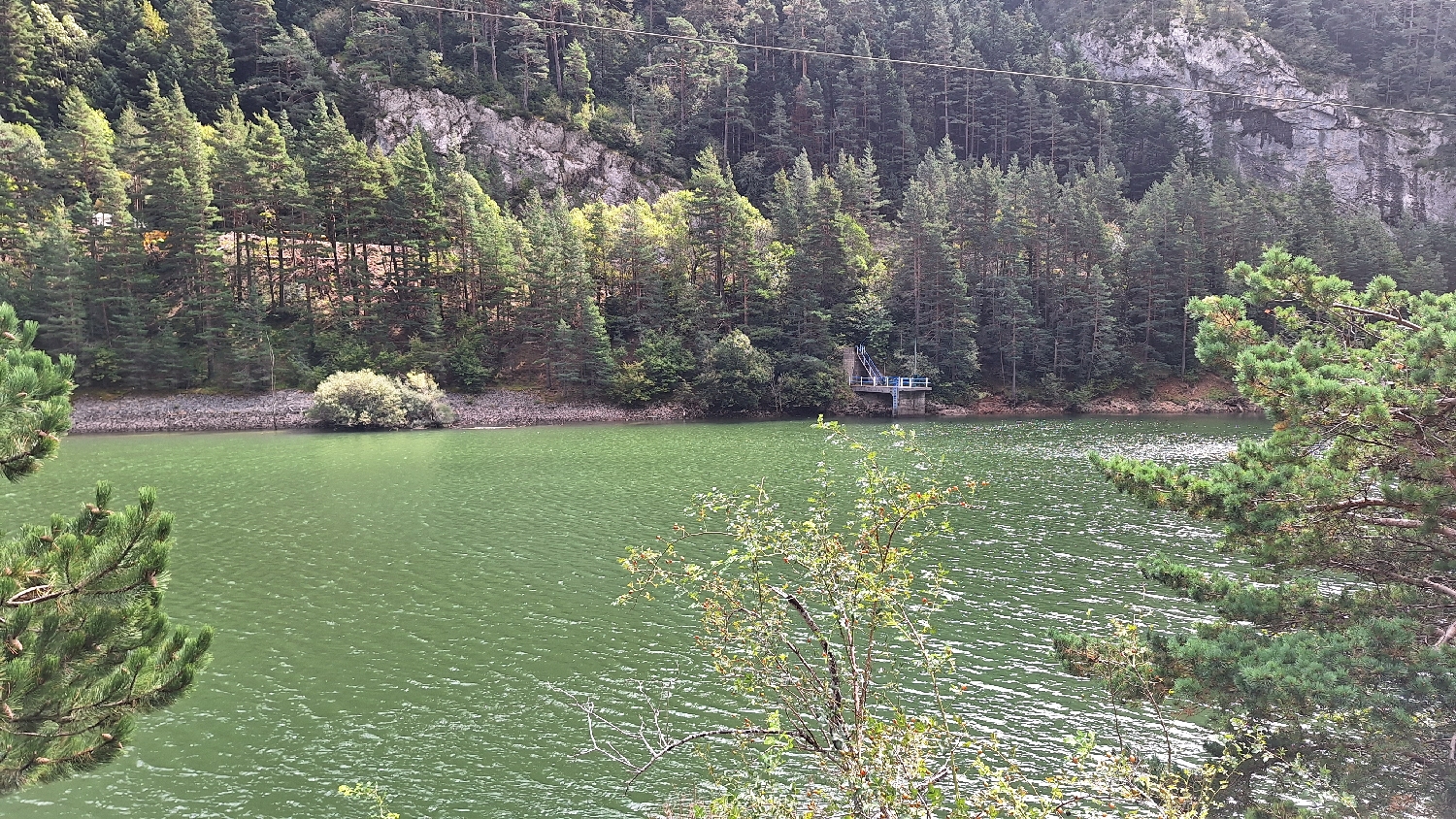 El Camino Aragonés, Canfranc Estación, a víztározó