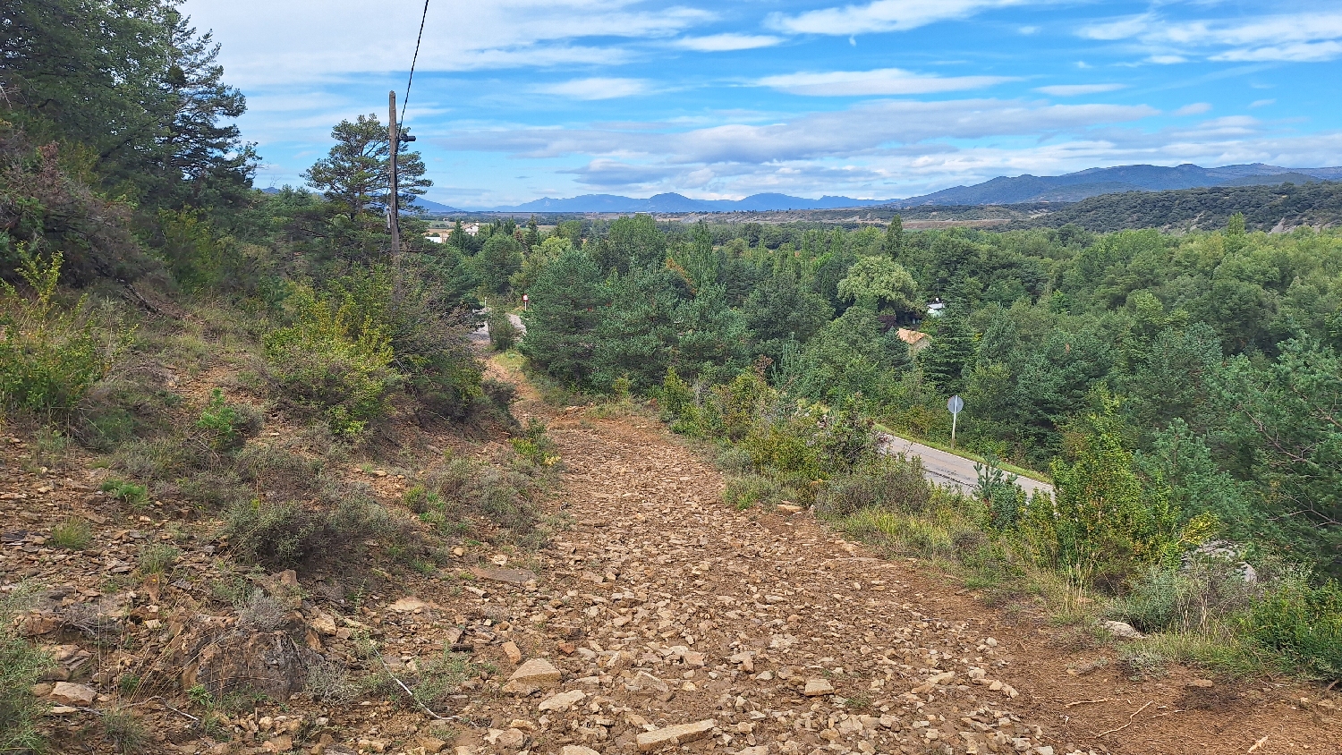 El Camino, Aragon út, köves út 