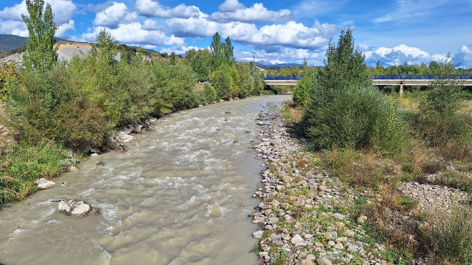 El Camino, Aragon út, Santa Cilia, a Río Aragón