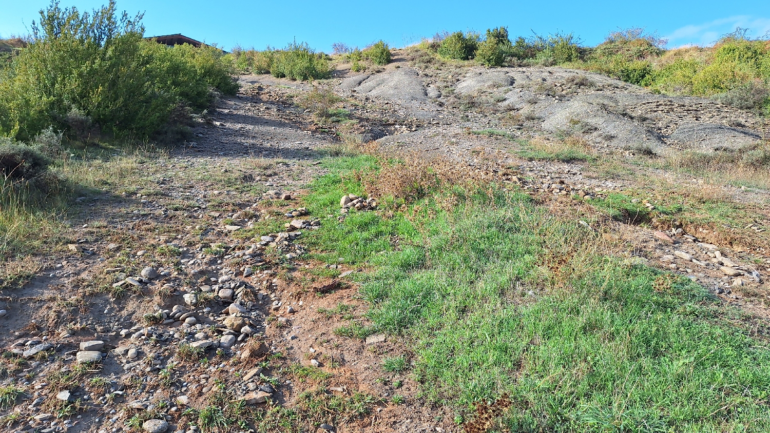 El Camino, Aragon út, felfelé a dombon