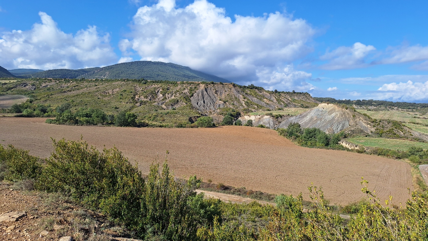 El Camino, Aragon út, tájkép