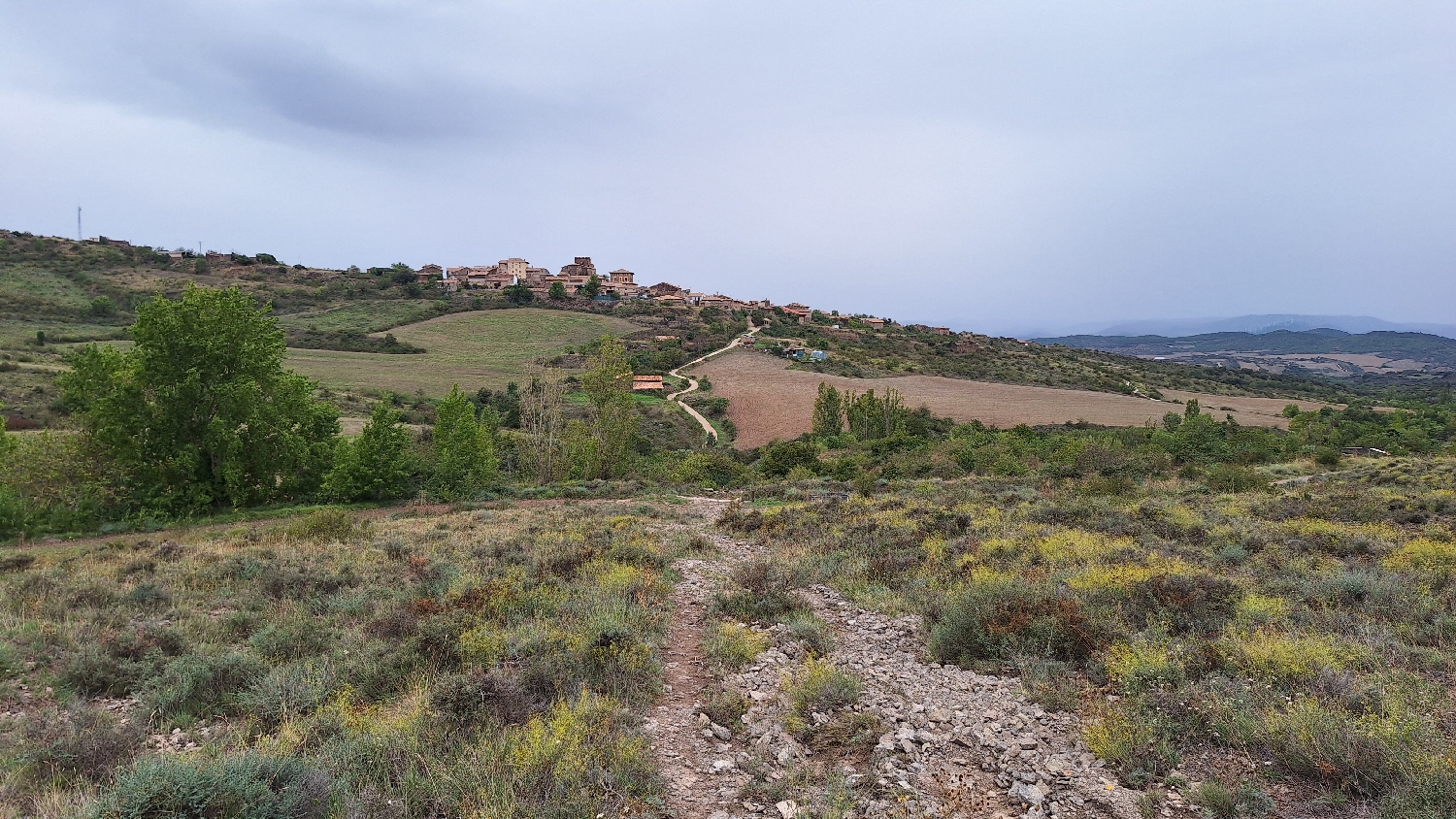 El Camino, Aragon út, meredek, köves gyalogút