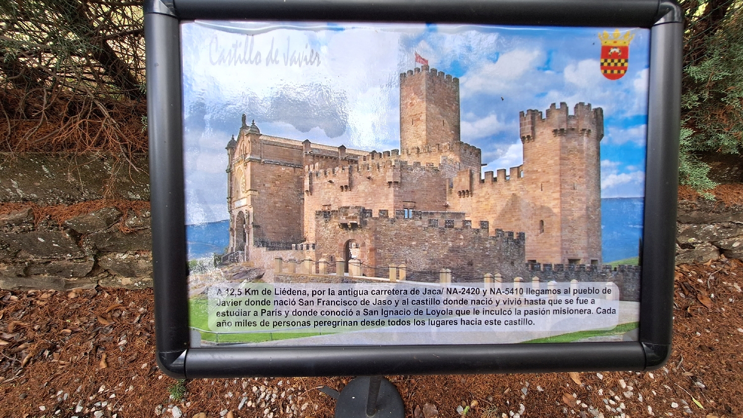 El Camino, Aragon út, ezt a várkastélyt alig pár órával ezelőtt láttam