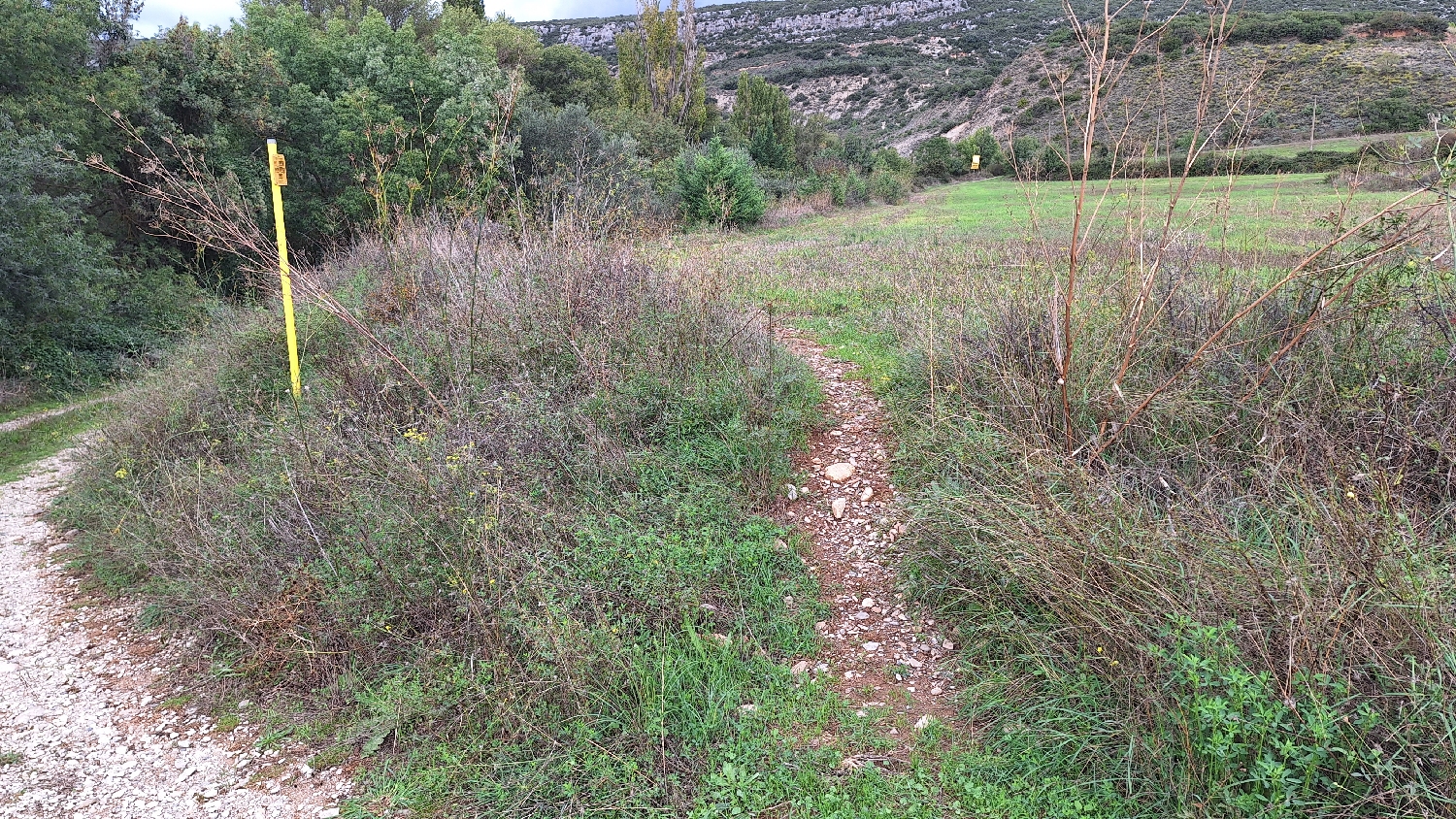 El Camino, Aragon út, egy lépésnyi út vezet a szurdokhoz