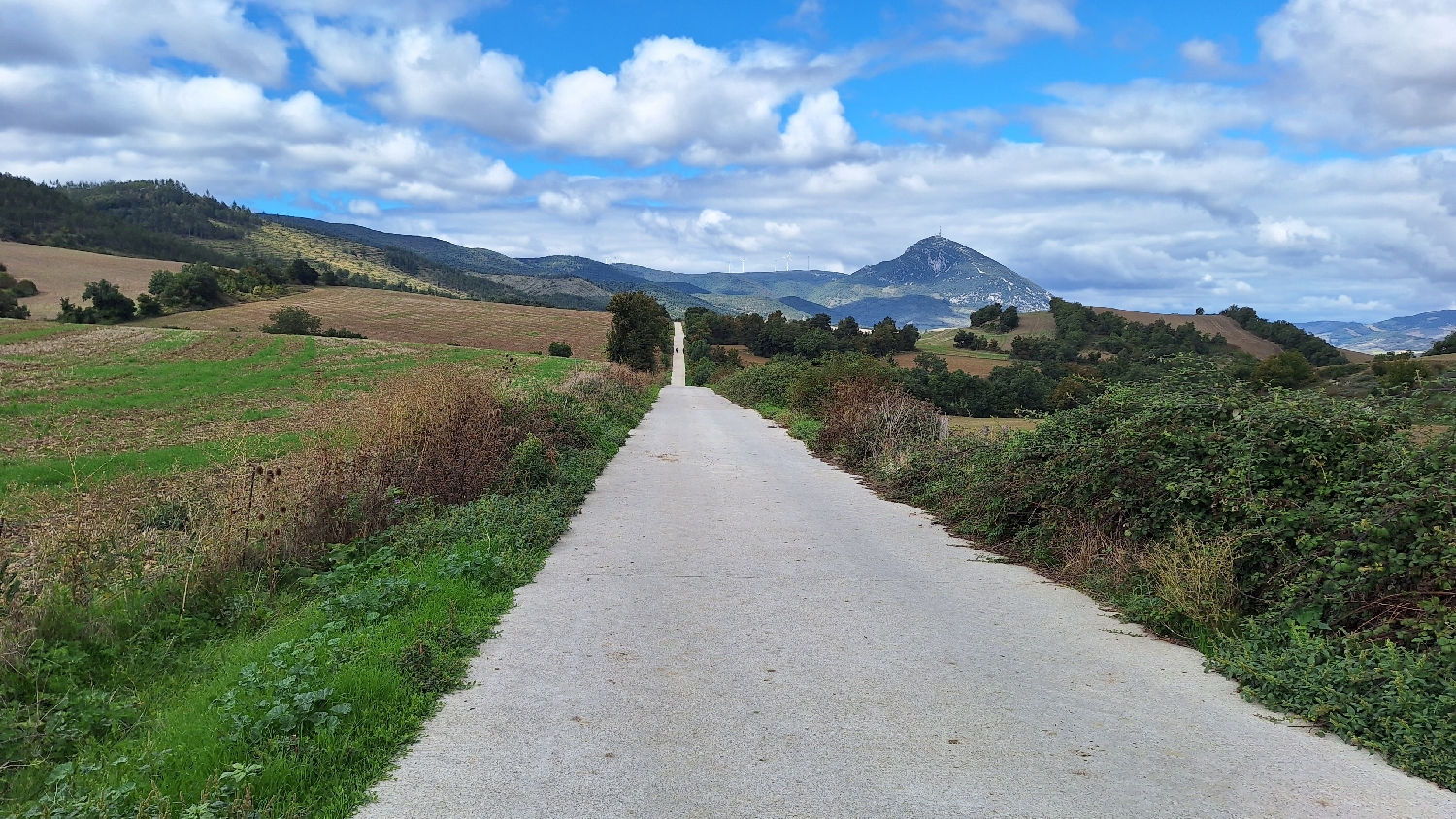 El Camino, Aragon út, nyílegyenes út