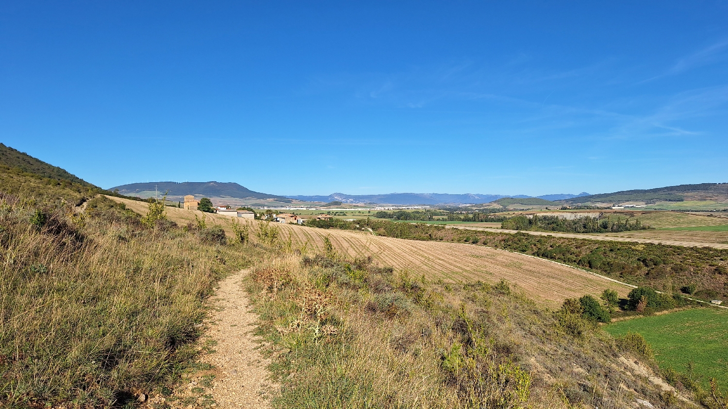 El Camino, Aragon út, szűk gyalogút