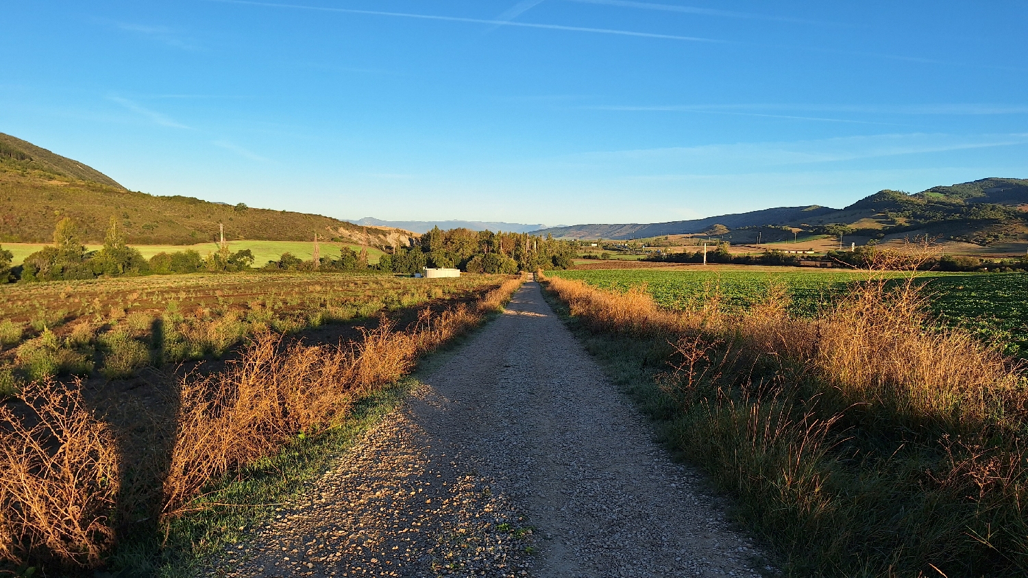 El Camino, Aragon út, reggeli gyalogút