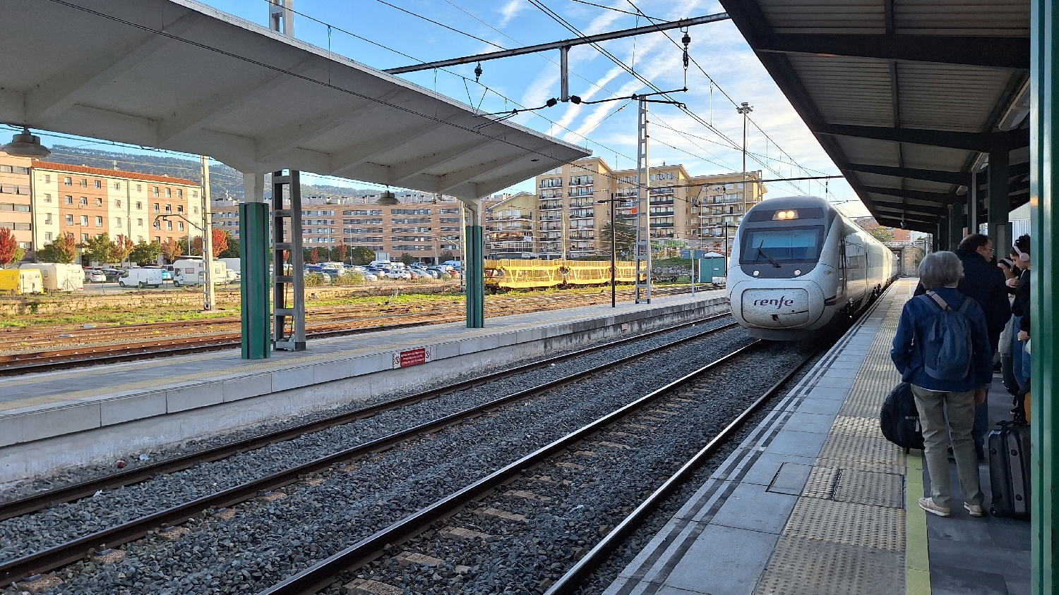 El Camino, Aragon út, Pamplona, vasútállomás
