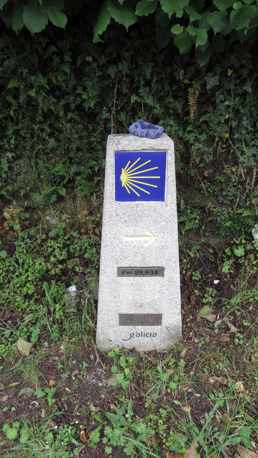 El Camino Primitivo, útjelző kő