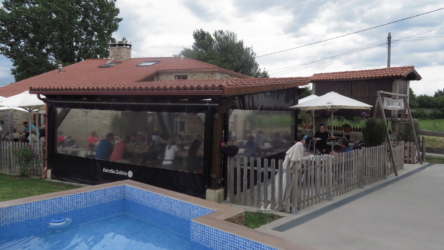 El Camino Primitivo / Francia út, Boente, Albergue El Alemán