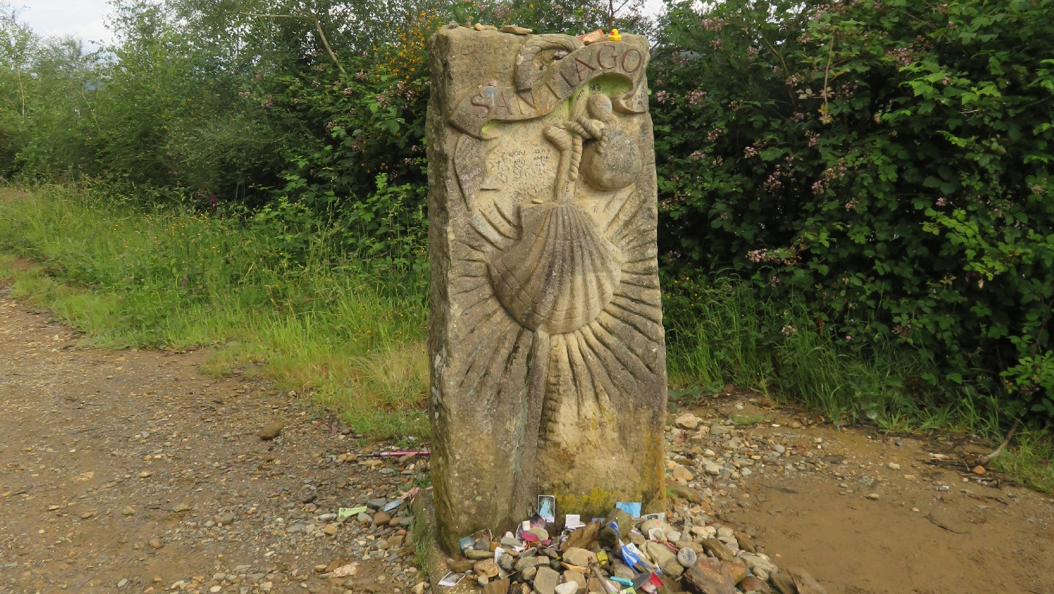 El Camino, Santiago határkő