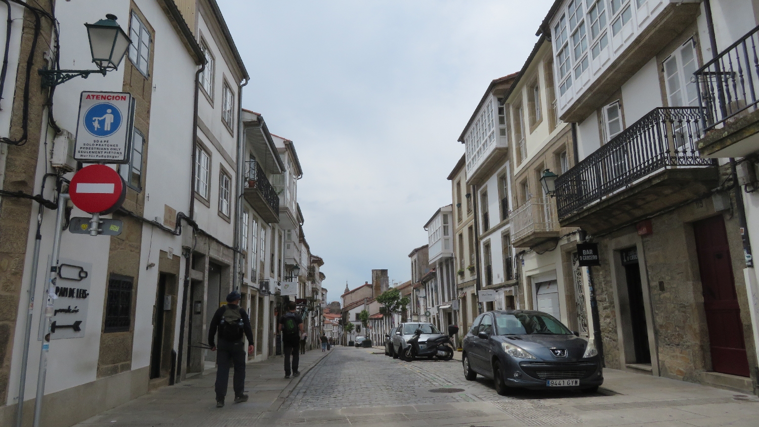 El Camino, Santiago de Compostela óvárosa