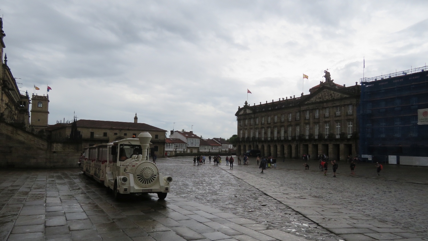 El Camino, Santiago de Compostela, a Praza do Obradorio