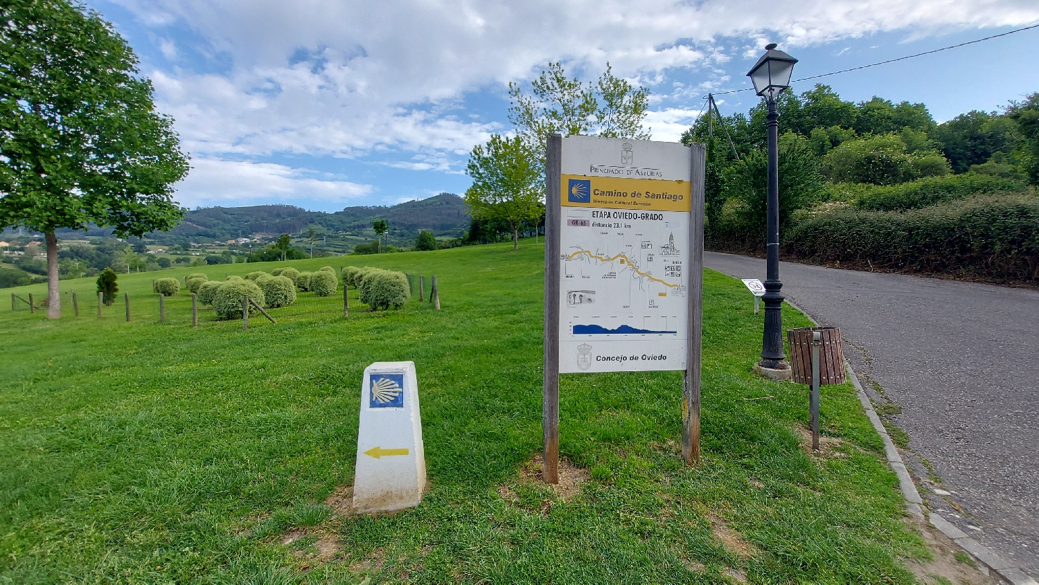 Camino Primitivo, Oviedo, Primera etapa