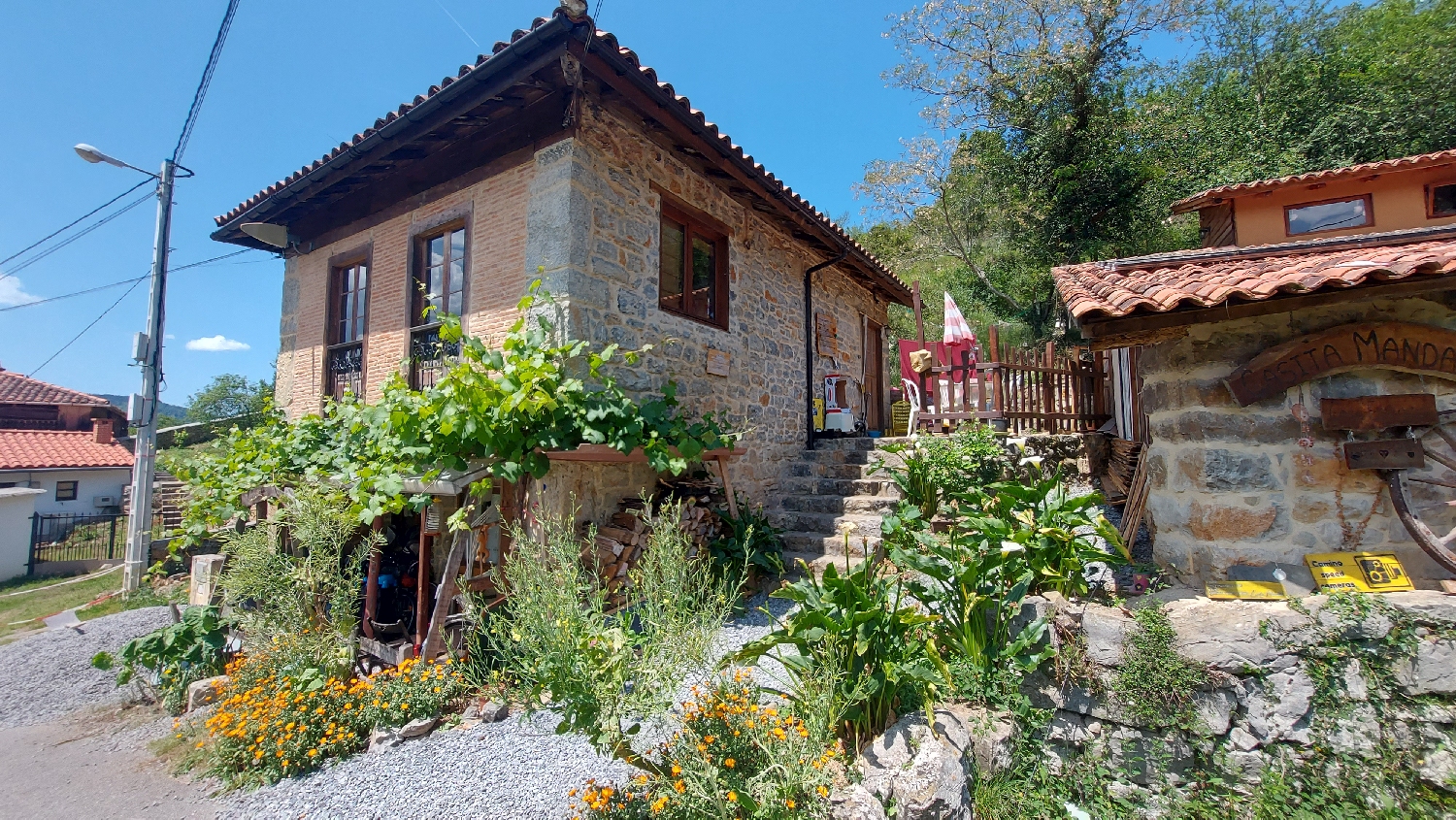 Camino Primitivo, San Marcelo, a Casita Mandala albergue, pihenőhely