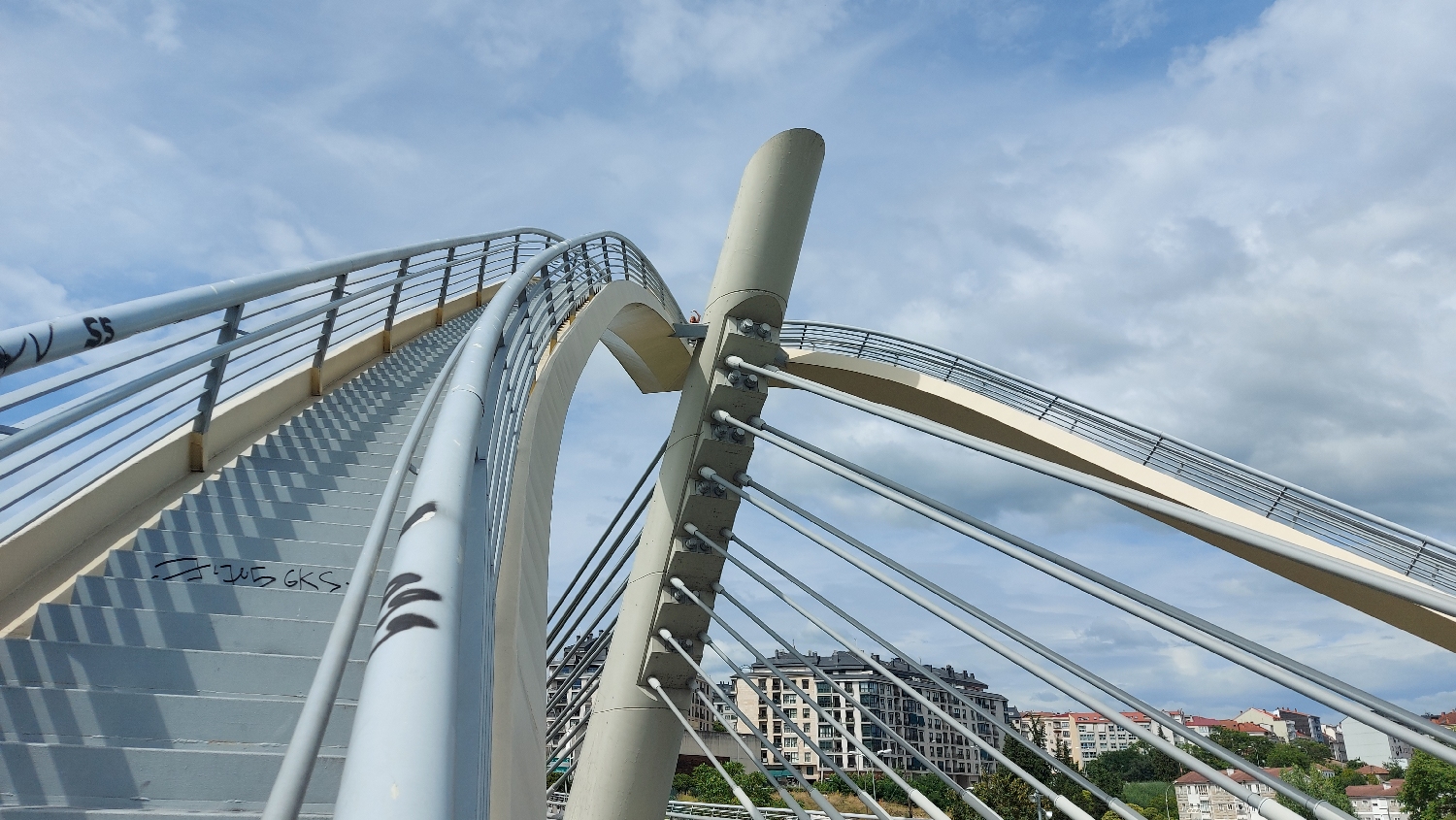 El Camino, Ourense, a Ponte do Milenio híd