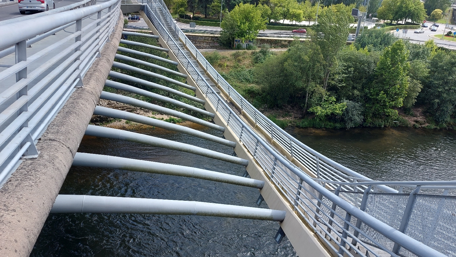 El Camino, Ourense, a Ponte do Milenio híd