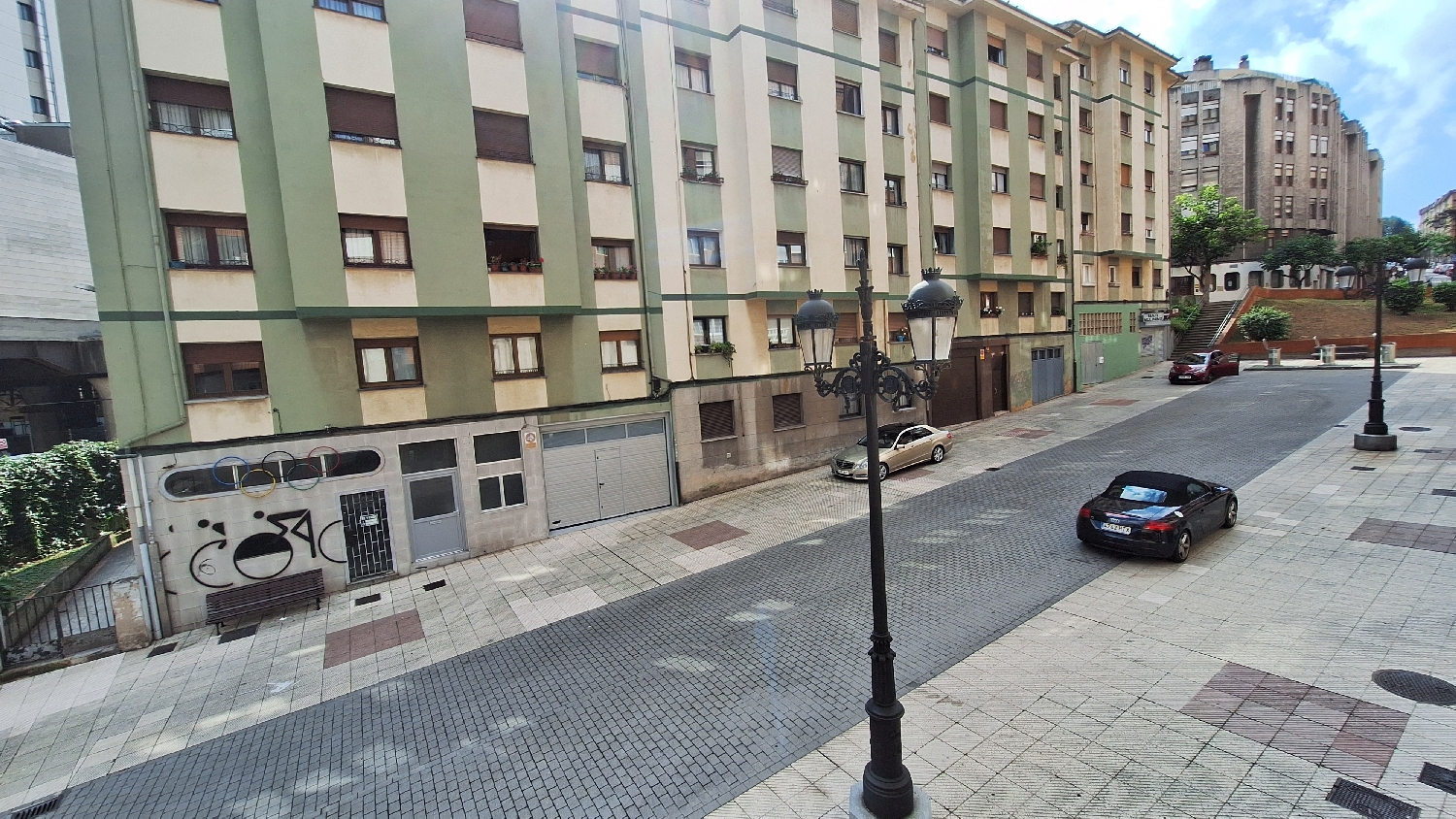 Camino del Norte, Oviedo, kilátás a szállásunk ablakából