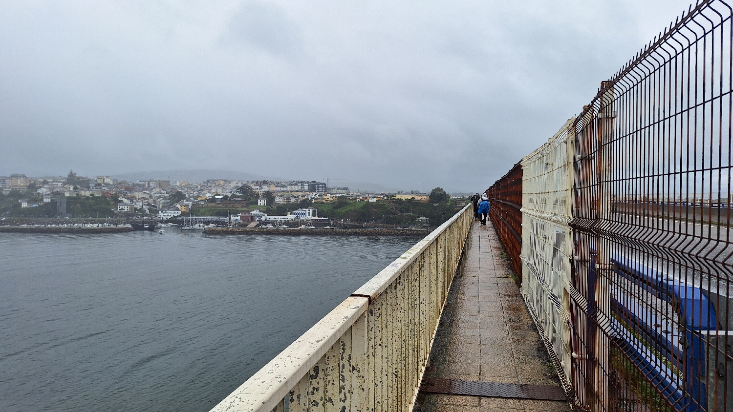 Camino del Norte, átléptünk Asztúriából Galiciába a Ponte dos Santos hídon keresztül